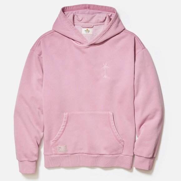 Marine Layer Cloud 9 Fleece Relaxed Lilac Hoodie Men's Medium - Picture 1 of 6